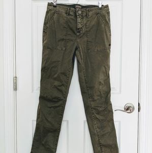 Gramicci Olive Green Cotton Pants